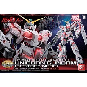 Gundam Unicorn Mega Size Destroy Mode 1/48 Bandai - NEW in Box